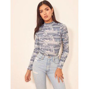 Reformation Bailey Top in Romanesque XS